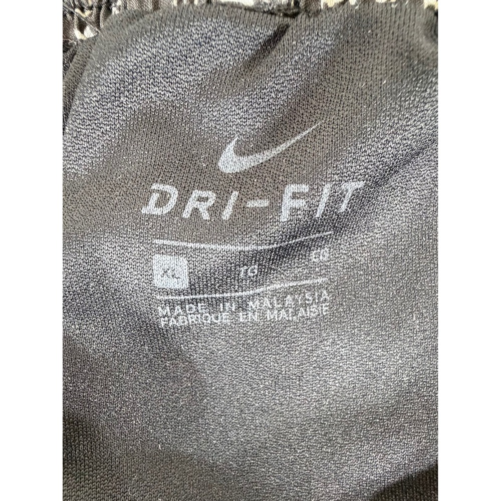 Nike Running Shorts XL Black White Just Do It Print Dri-FIT‎ Tempo Athletic - Picture 3 of 9
